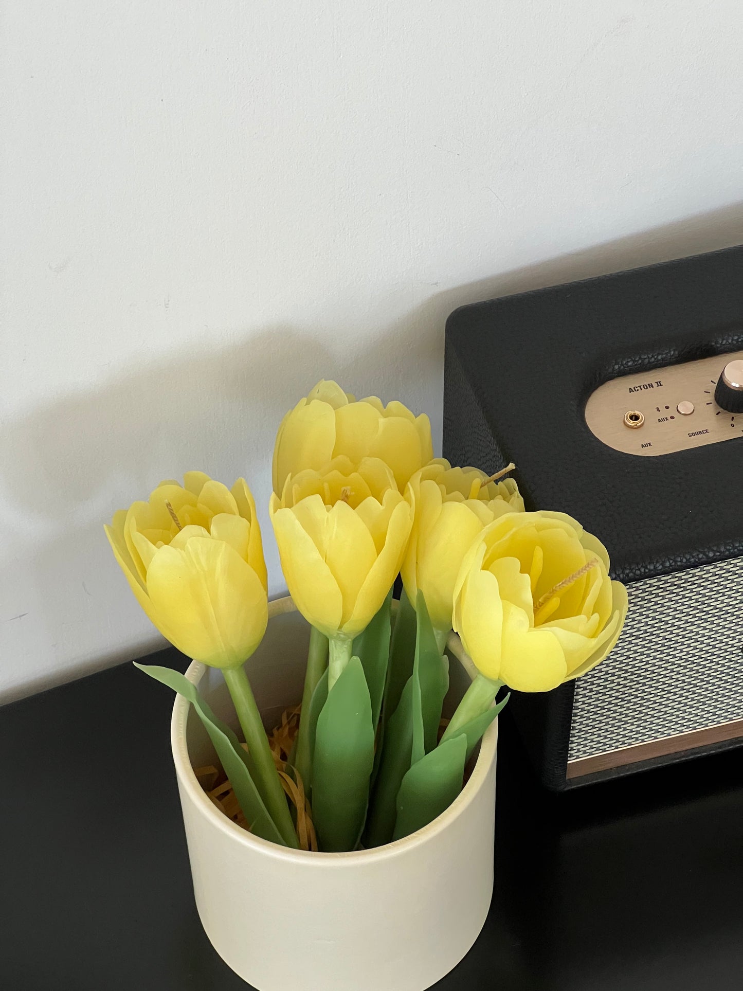 Handmade Tulip Candle with a stem