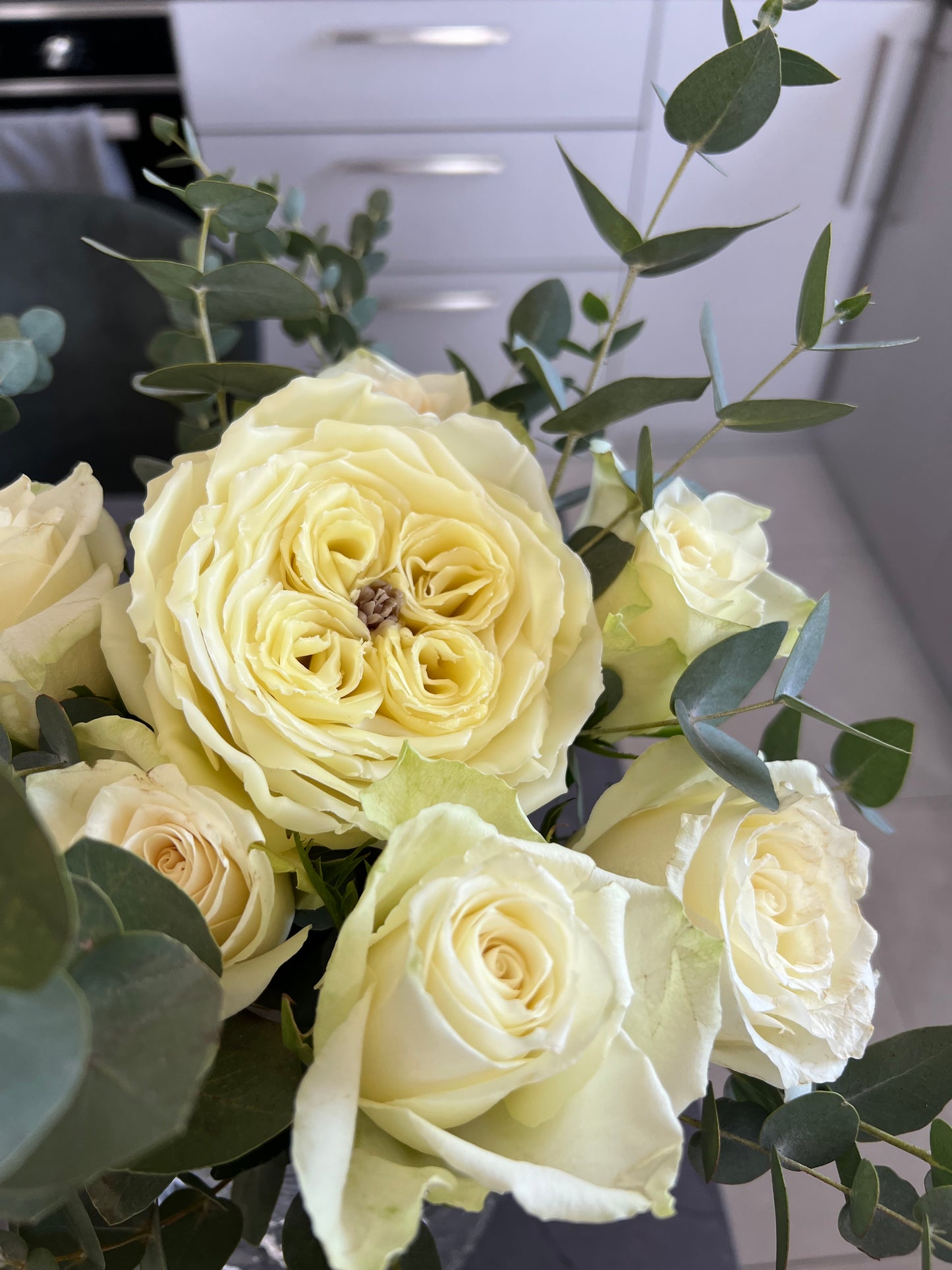 Handmade Lemon Rose Flower Candle