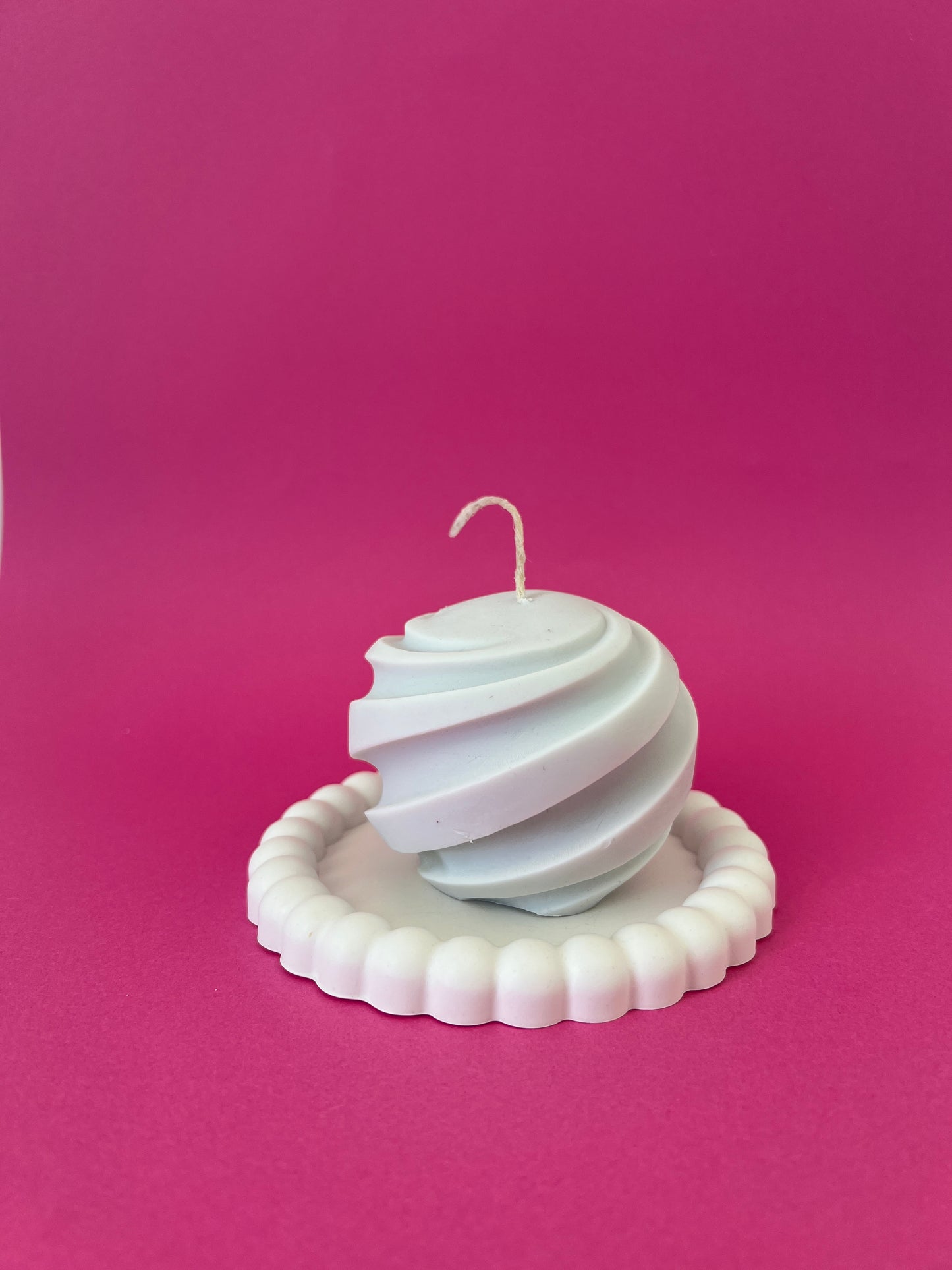 Twisted Ball Pillar candle