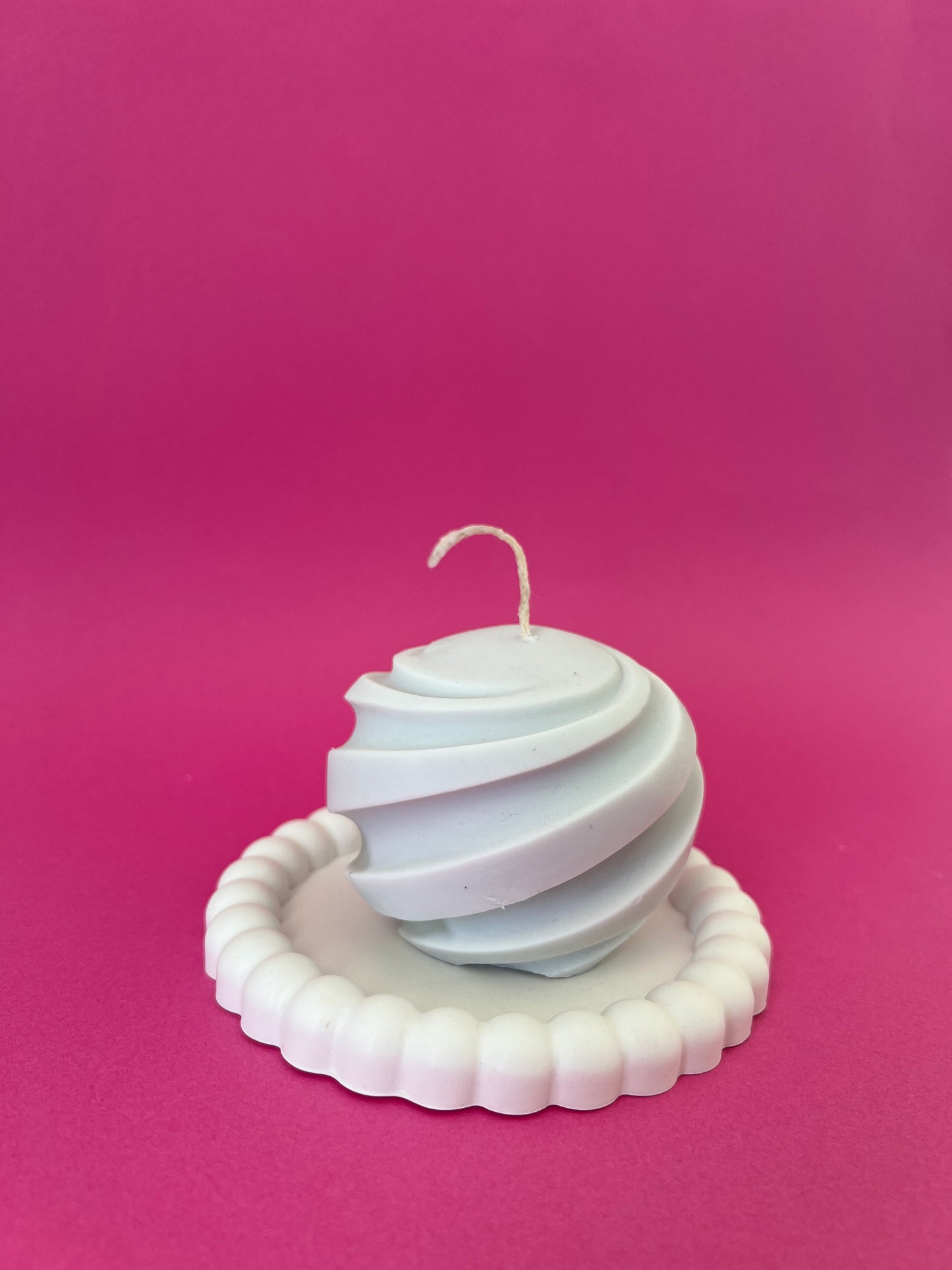 Twisted Ball Pillar candle