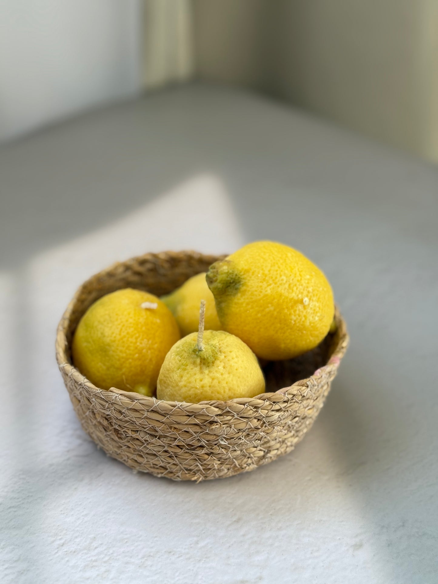 Lemon Candle – Realistic Fruit Made of Soy & Beeswax