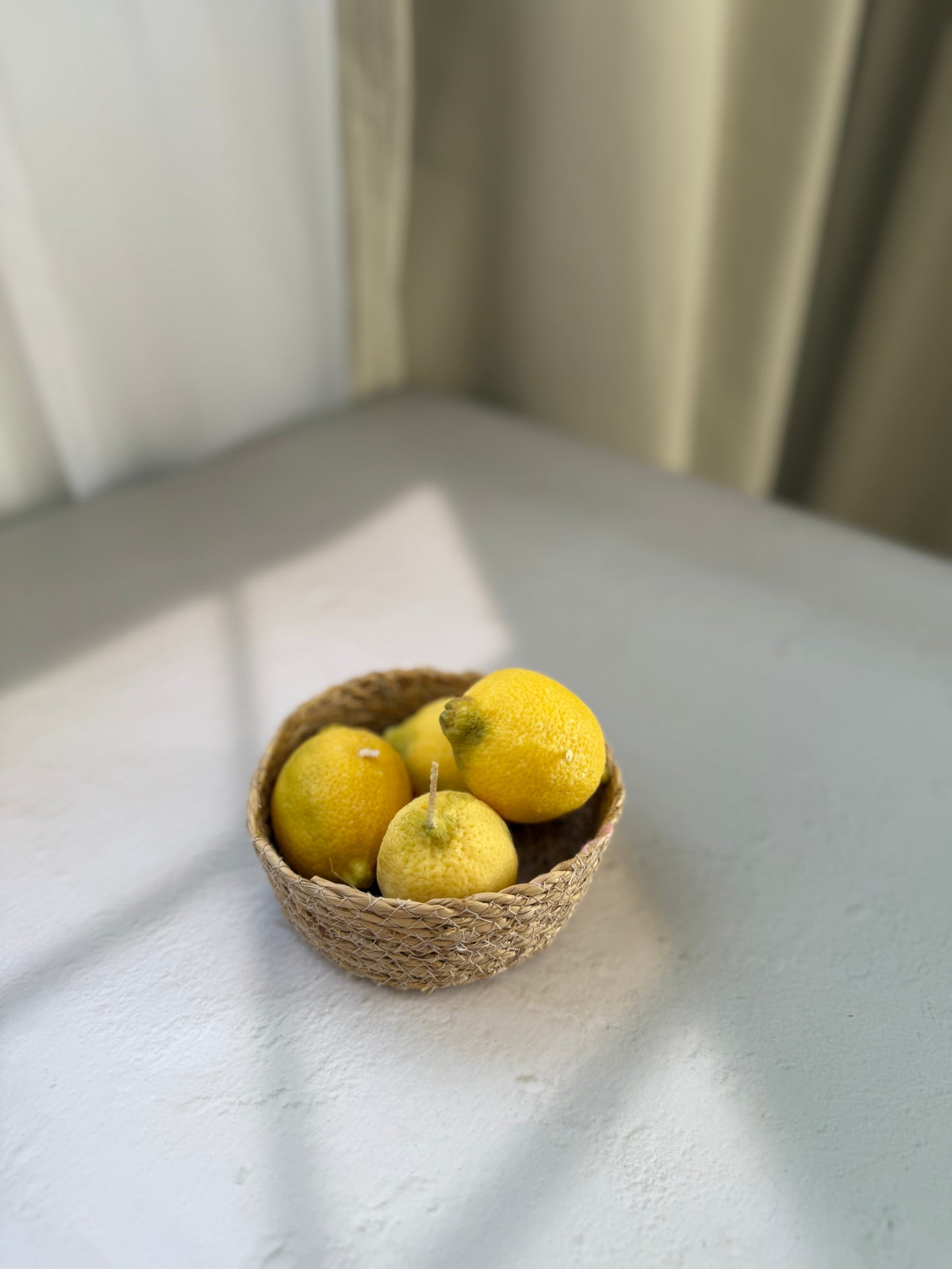 Lemon Candle – Realistic Fruit Made of Soy & Beeswax