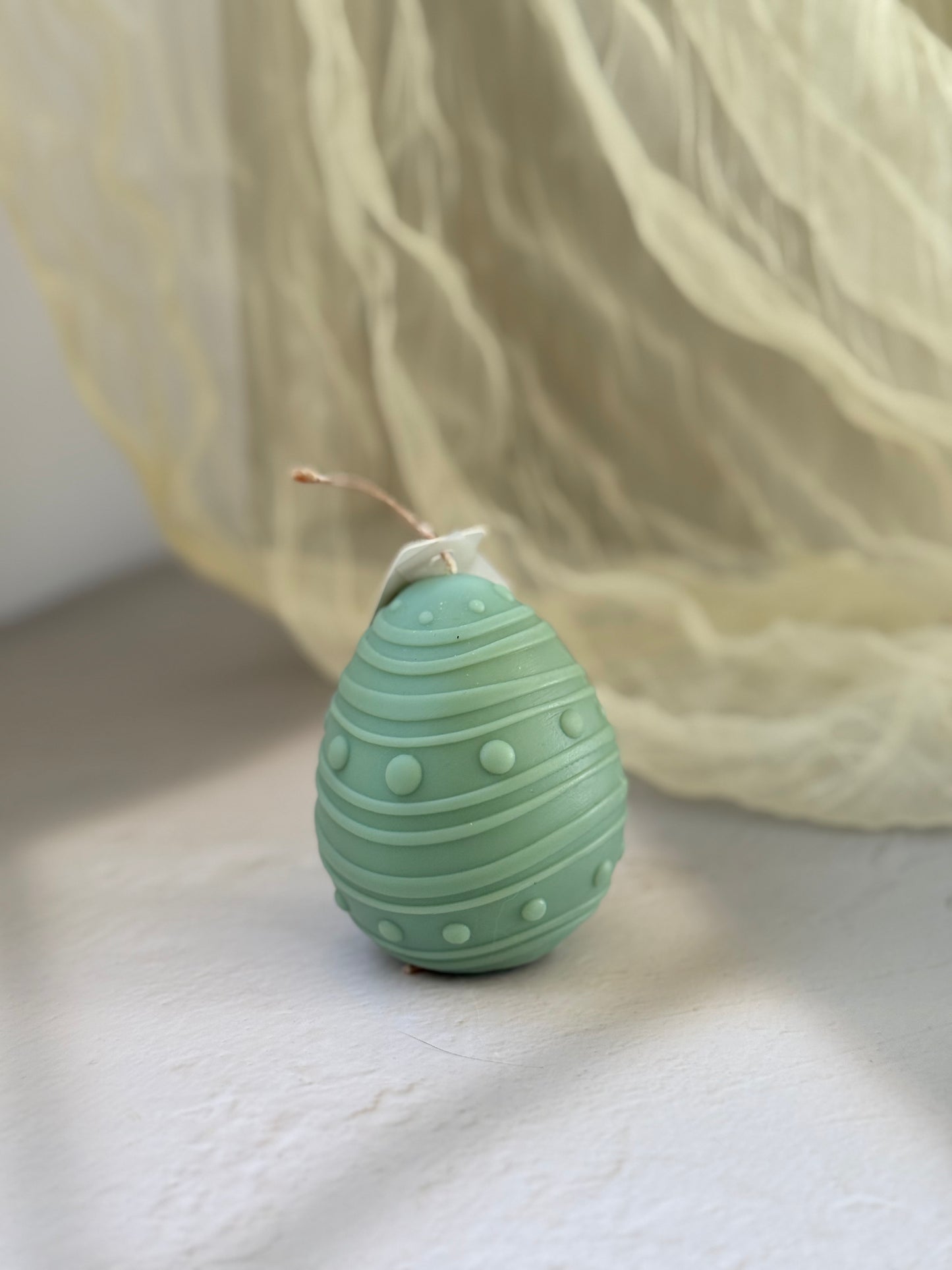 Easter Egg Candle Striped – 180g