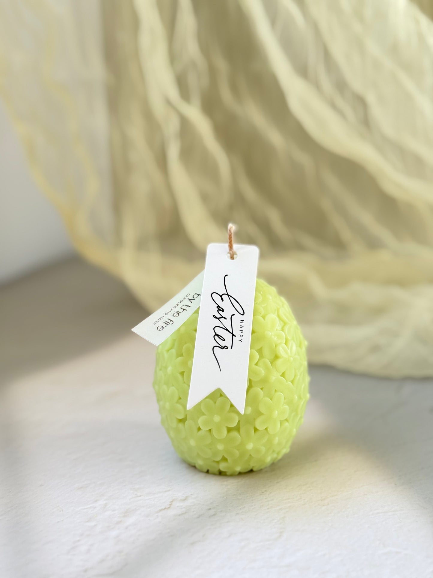 Floral Easter Egg Candle – 180g