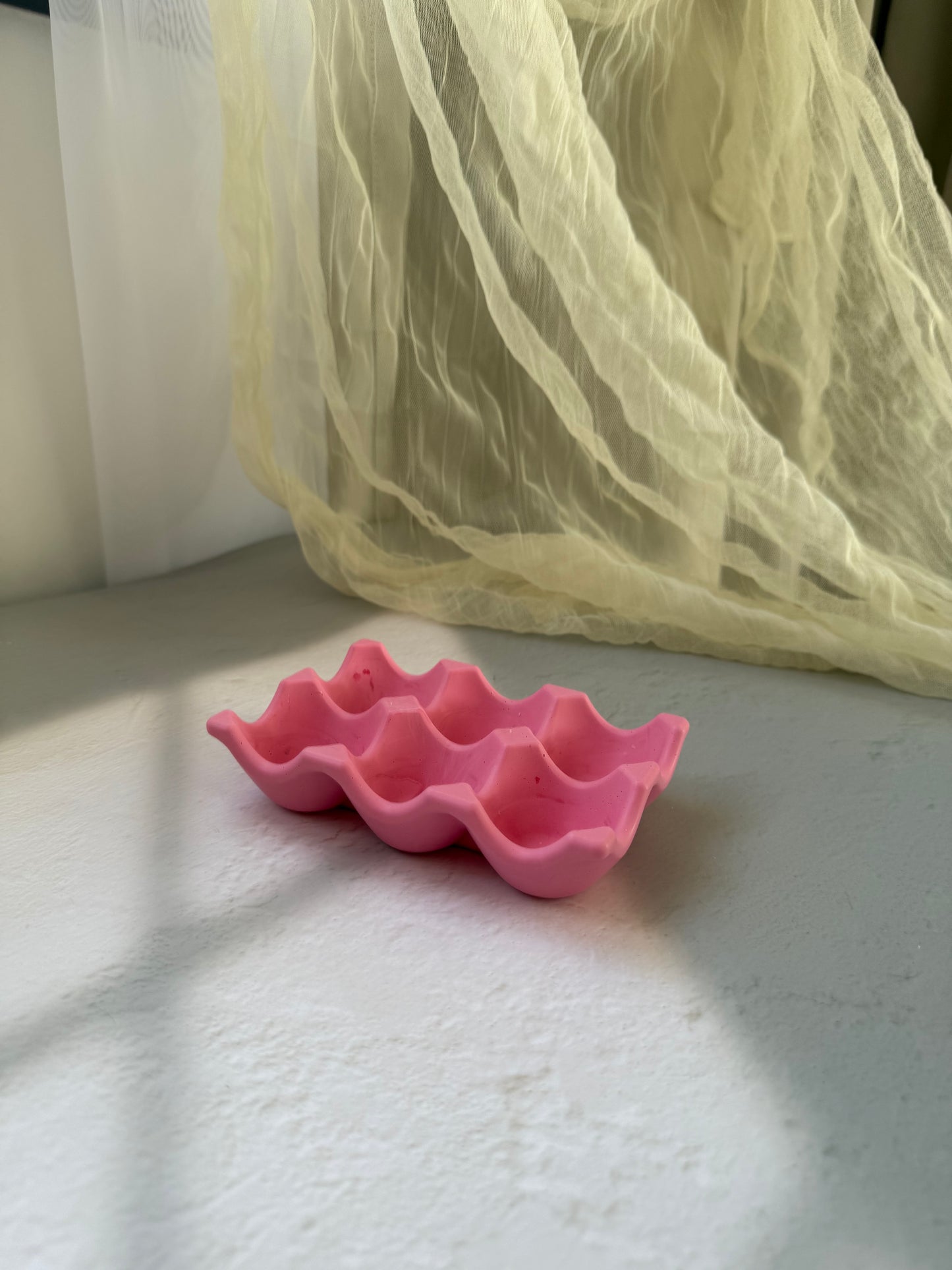 Plaster Egg Holder – 6 Slots