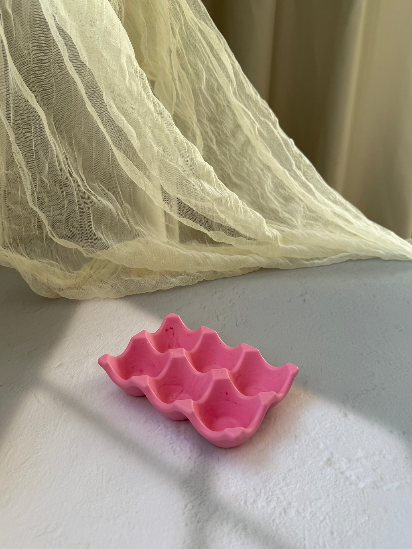 Plaster Egg Holder – 6 Slots