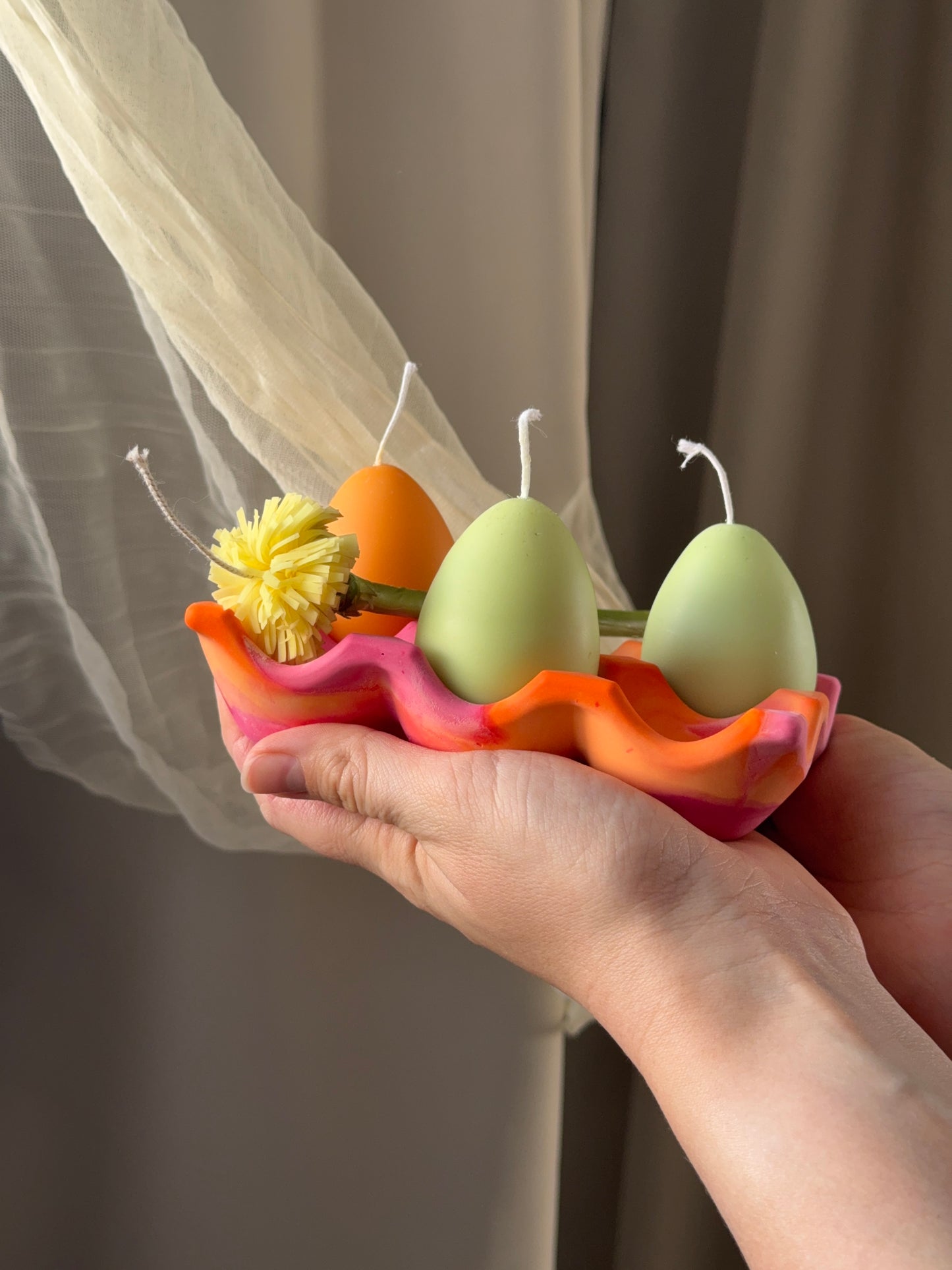 Easter Egg Candle Small