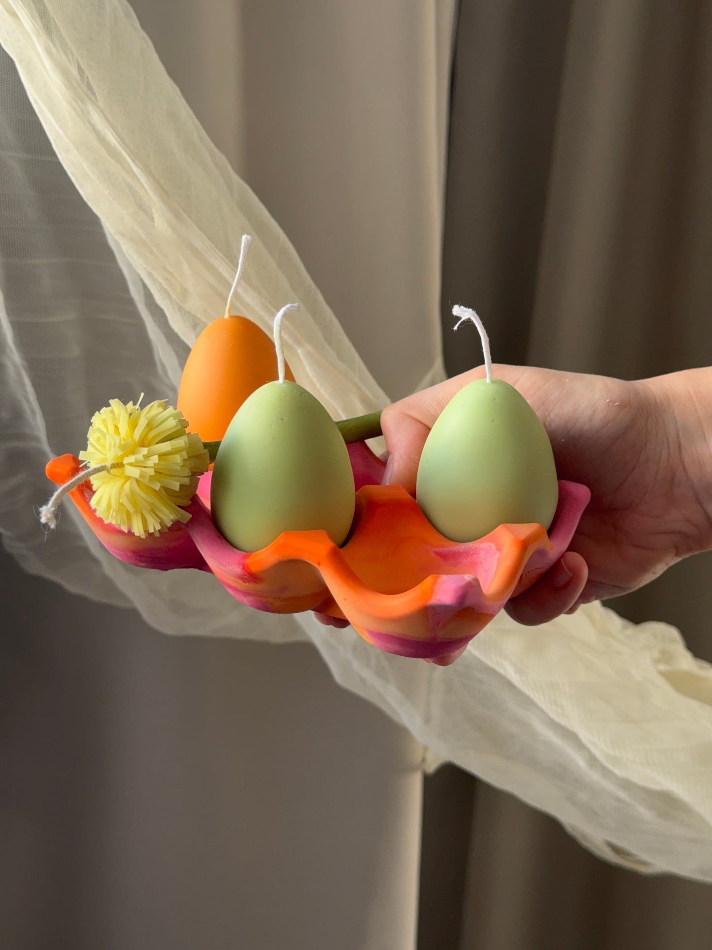 Plaster Egg Holder – 6 Slots