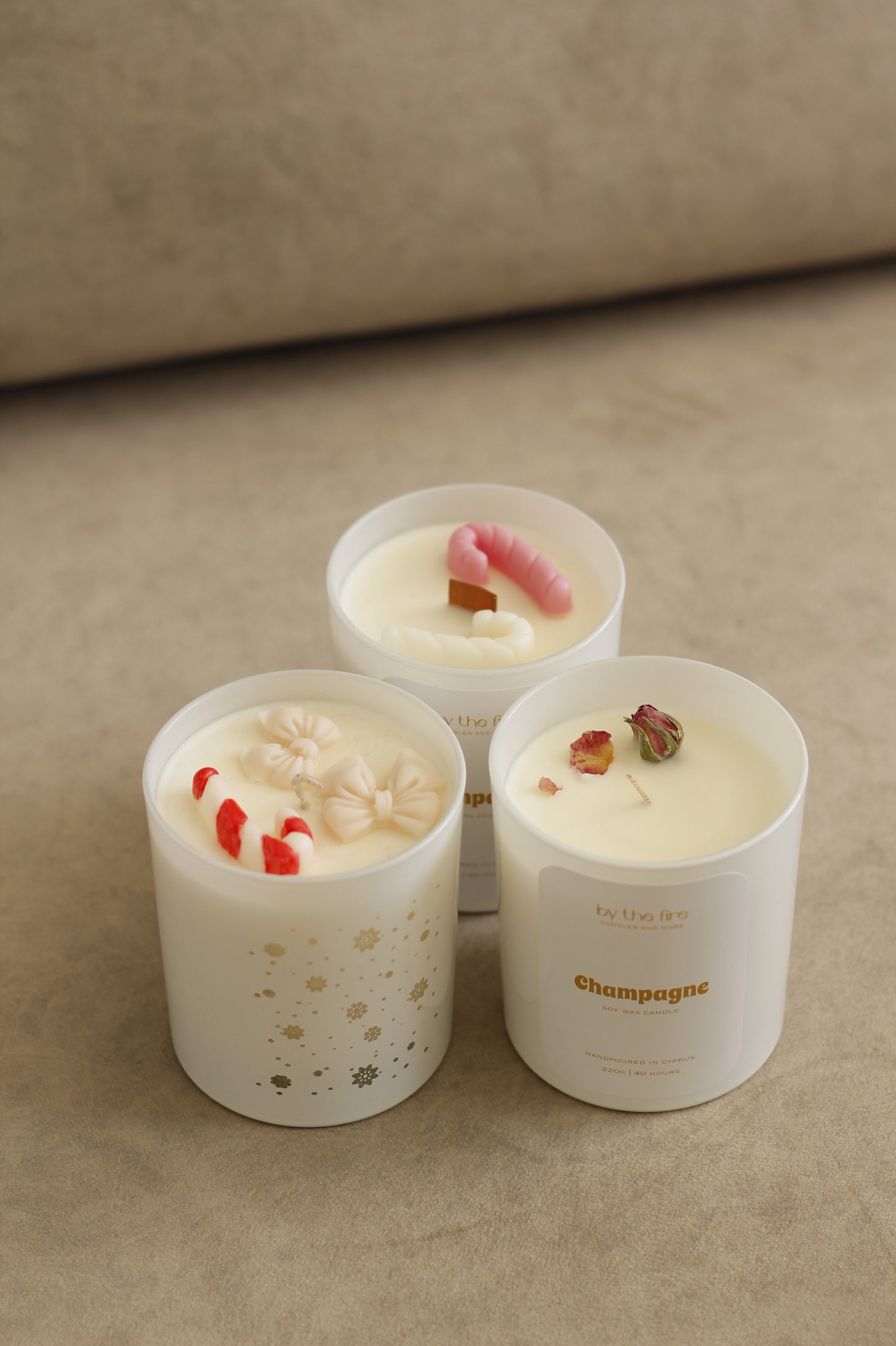 Champagne candle 220gr