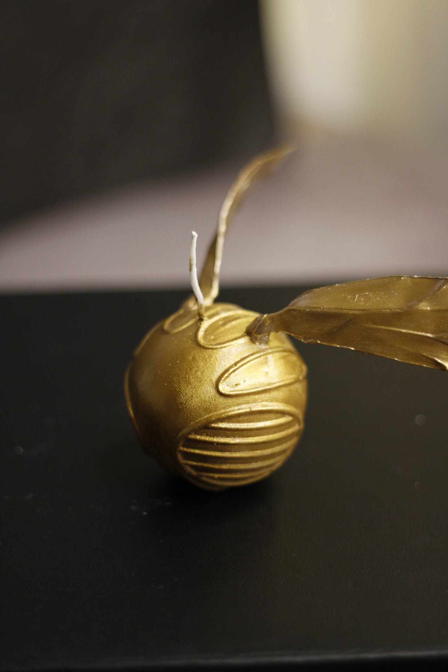 Golden Snitch Candle