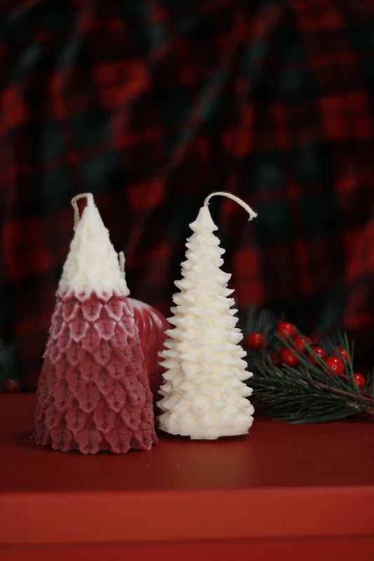 Christmas tree Pillar candle